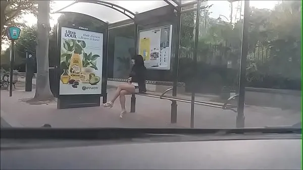 Watch bitch at a bus stop best Clips