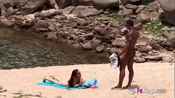 Watch The massive cocked black dude picking up on the nudist beach. So easy, when you're armed with such a blunderbuss best Clips