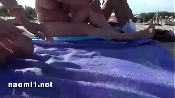Watch public beach cap agde by naomi slut best Clips