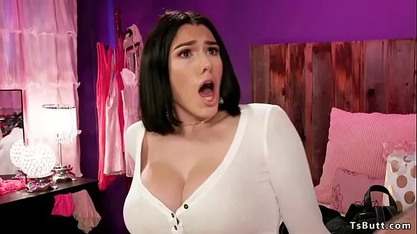 Watch Huge tits shemale girlfriend anal fucks bf best Clips