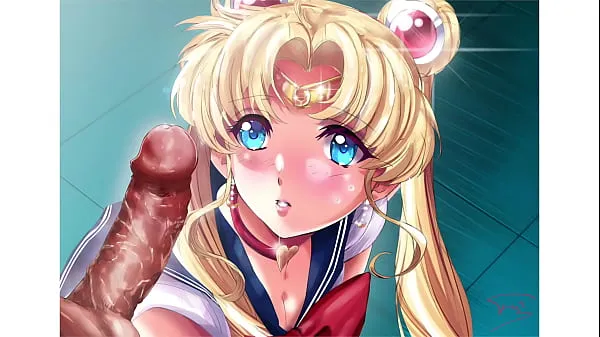 Watch Hentai] Sailor Moon gets a huge load of cum on her face best Clips