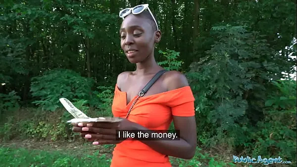 Watch Public Agent Ebony model Zaawaadi taken into the woods for hard outdoor fucking best Clips