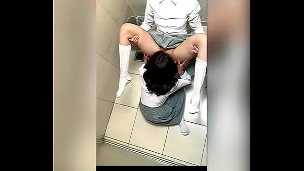 Watch Two Lesbian Students Fucking in the School Bathroom! Pussy Licking Between School Friends! Real Amateur Sex! Cute Hot Latinas best Clips