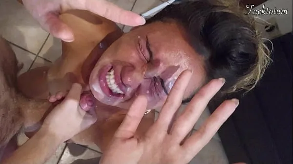 Watch Girl orgasms multiple times and in all positions. (at 7.4, 22.4, 37.2). BLOWJOB FEET UP with epic huge facial as a REWARD - FRENCH audio best Clips