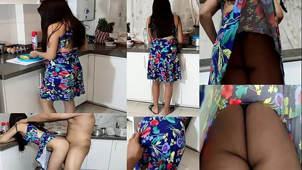 Watch step Daddy Won't Please Tell You Fucked Me When I Was Cooking - Stepdad Bravo Takes Advantage Of His Stepdaughter In The Kitchen best Clips