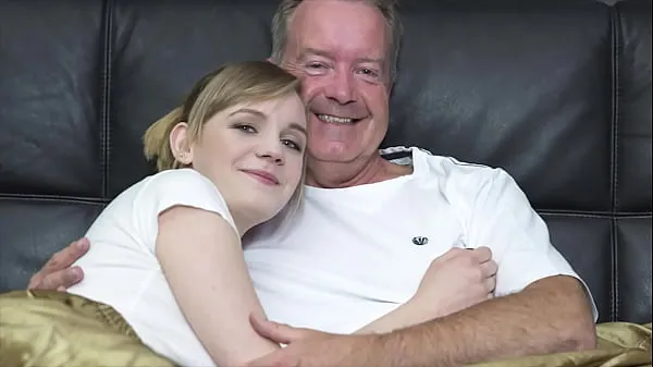 Watch Sexy blonde bends over to get fucked by grandpa big cock best Clips