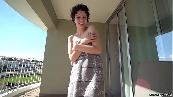 Watch First FUCK outdoors! LinaLynn on the hotel balcony best Clips