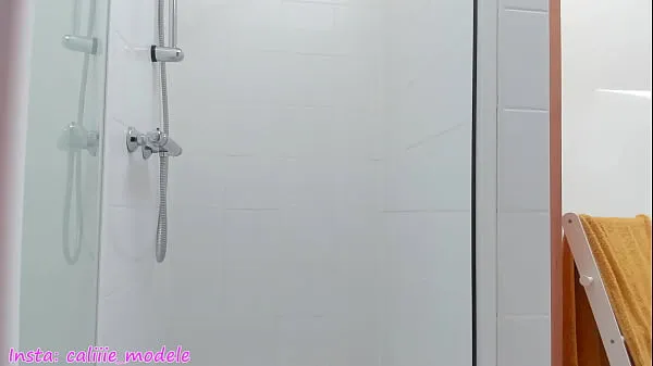 Watch come and spy this blonde teen Caliiie under shower best Clips