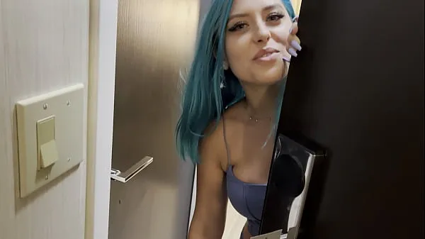 Watch Casting Curvy: Blue Hair Thick Porn Star BEGS to Fuck Delivery Guy best Clips